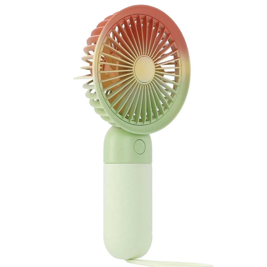 Ab Zum Strand | Nanu-Nana Ventilator Regenbogen, Grun, 18 Cm