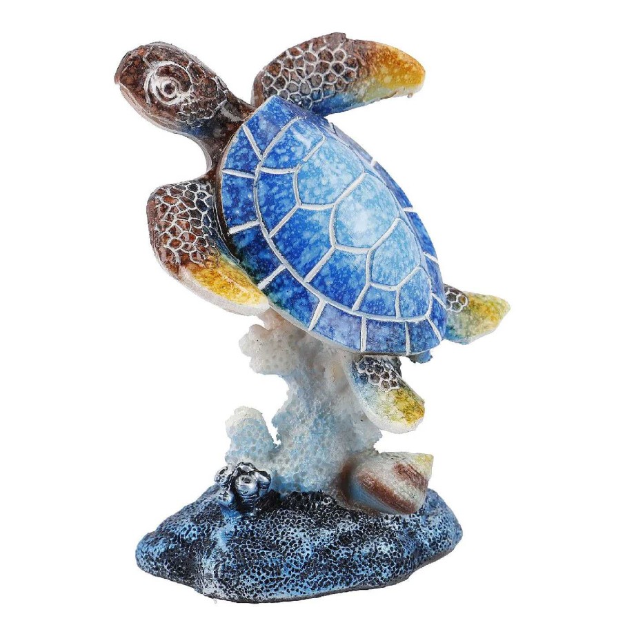 Figuren | Nanu-Nana Tier See, Schildkrote/Blau, Glanzend, 6 X 8 Cm