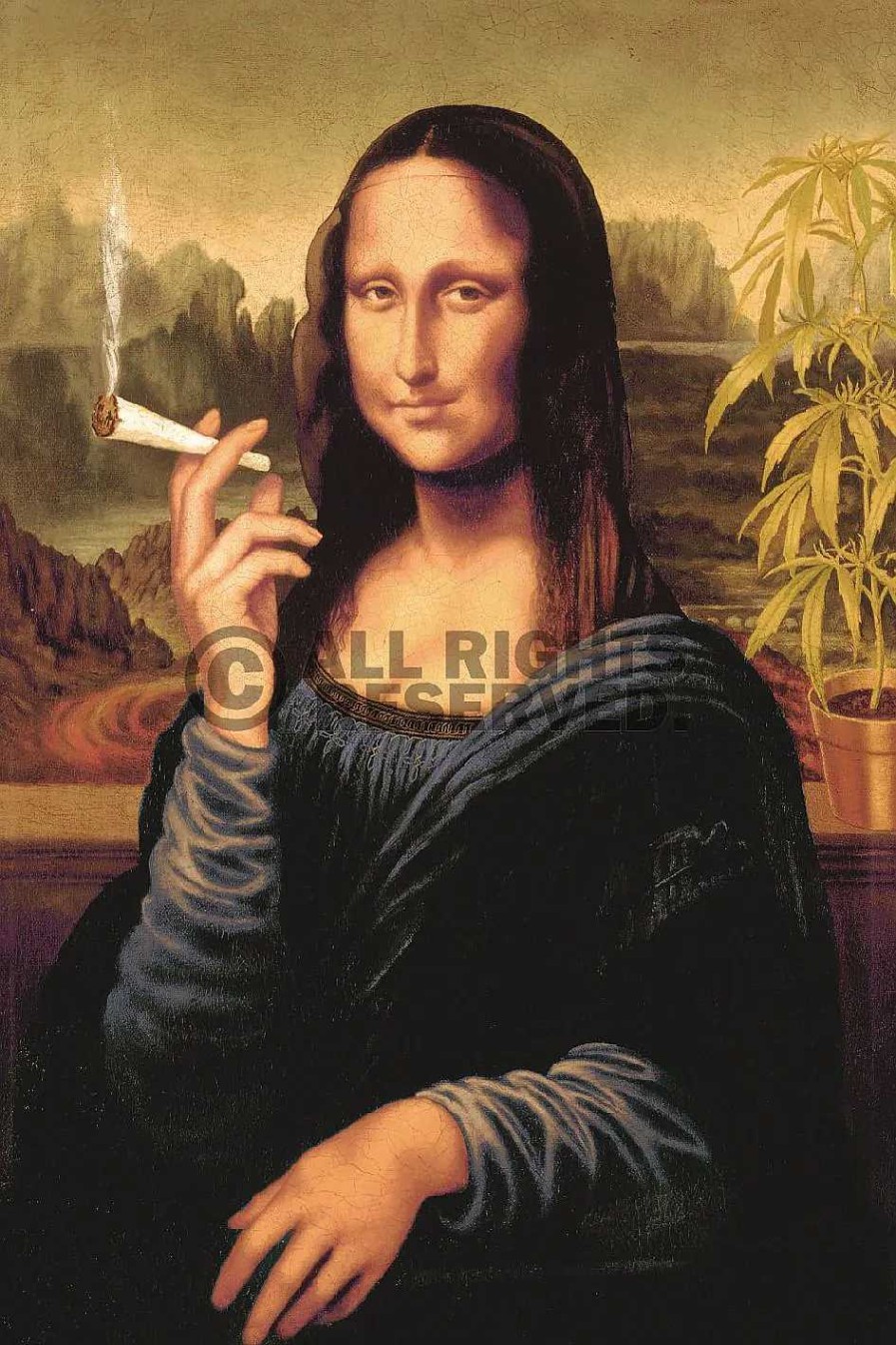 Wanddeko | Nanu-Nana Poster Mona Lisa - Joint, Nr. 77