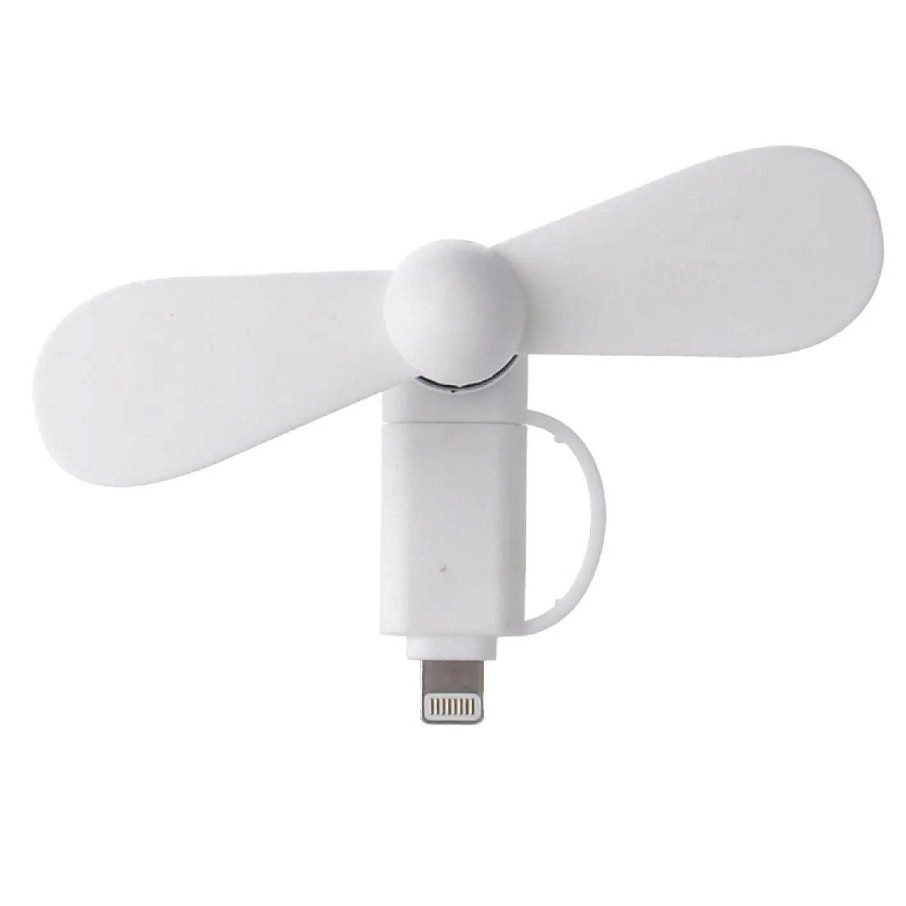 Ab Zum Strand | Nanu-Nana Ventilator Handy, Usb, Weis