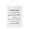 Wanddeko | Nanu-Nana Schild Familienspruch, Zusammen Halten, 40 X 30 Cm