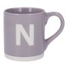 Becher & Glaser | Nanu-Nana Becher Buchstabe/Uni, N/Lila, 440 Ml