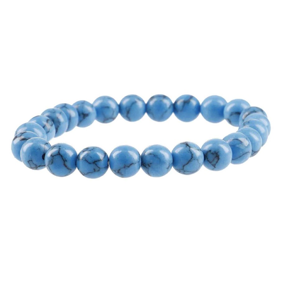 Geschenke Fur Frauen | Nanu-Nana Armband Edelstein-Energie, Howlite/Blau