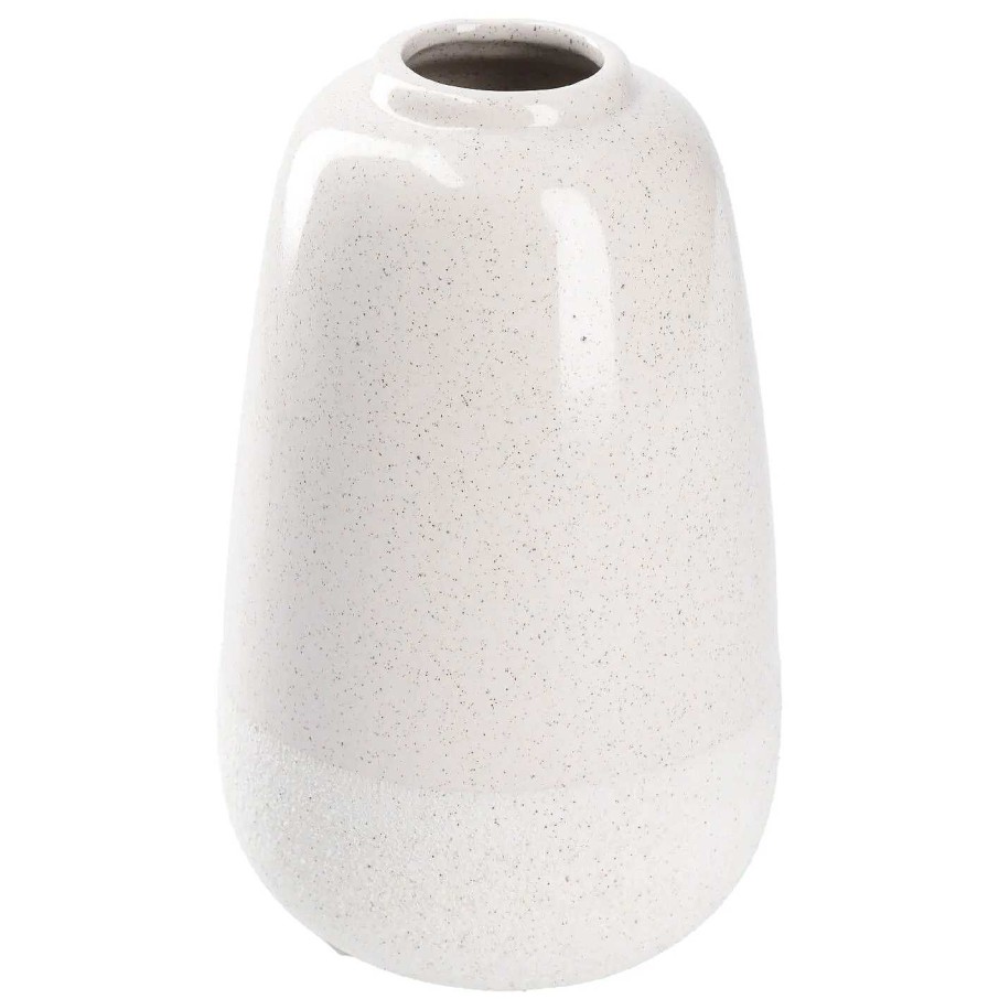 Vasen | Nanu-Nana Vase Twotone, Weis/Creme, 15.5 Cm