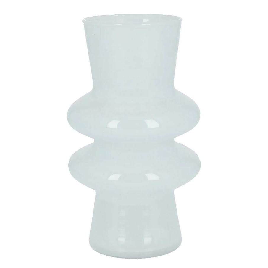 Fruhlingsvasen | Nanu-Nana Glas-Vase Ringe, Doppel-Ring/Mint, 20 Cm