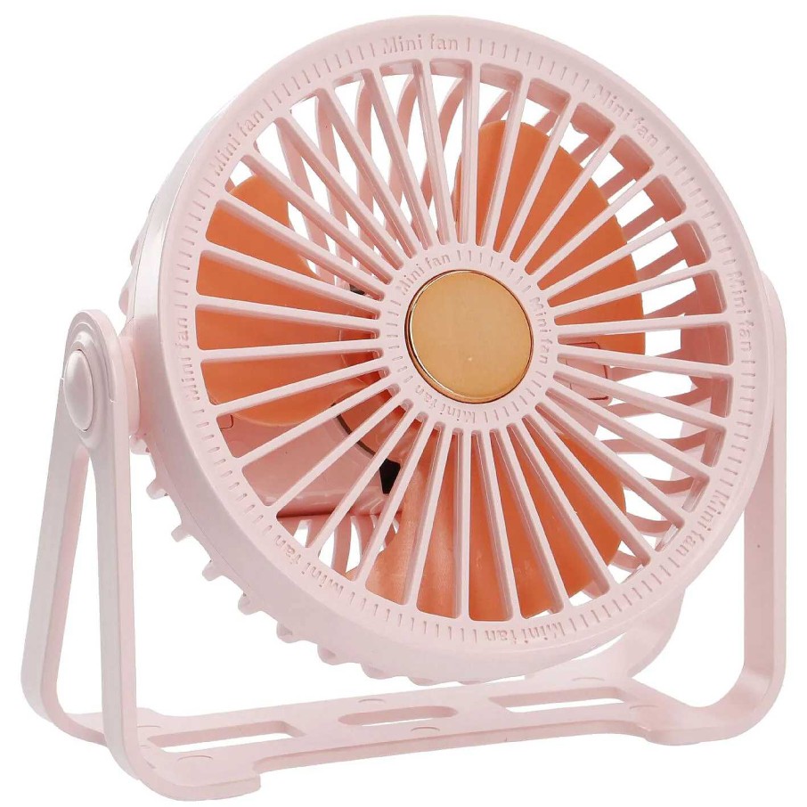 Ab Zum Strand | Nanu-Nana Tisch-Ventilator, Pink, 12 Cm