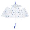 Unterwegs | Nanu-Nana Regenschirm Transparent, Dots, Blau, 82 Cm