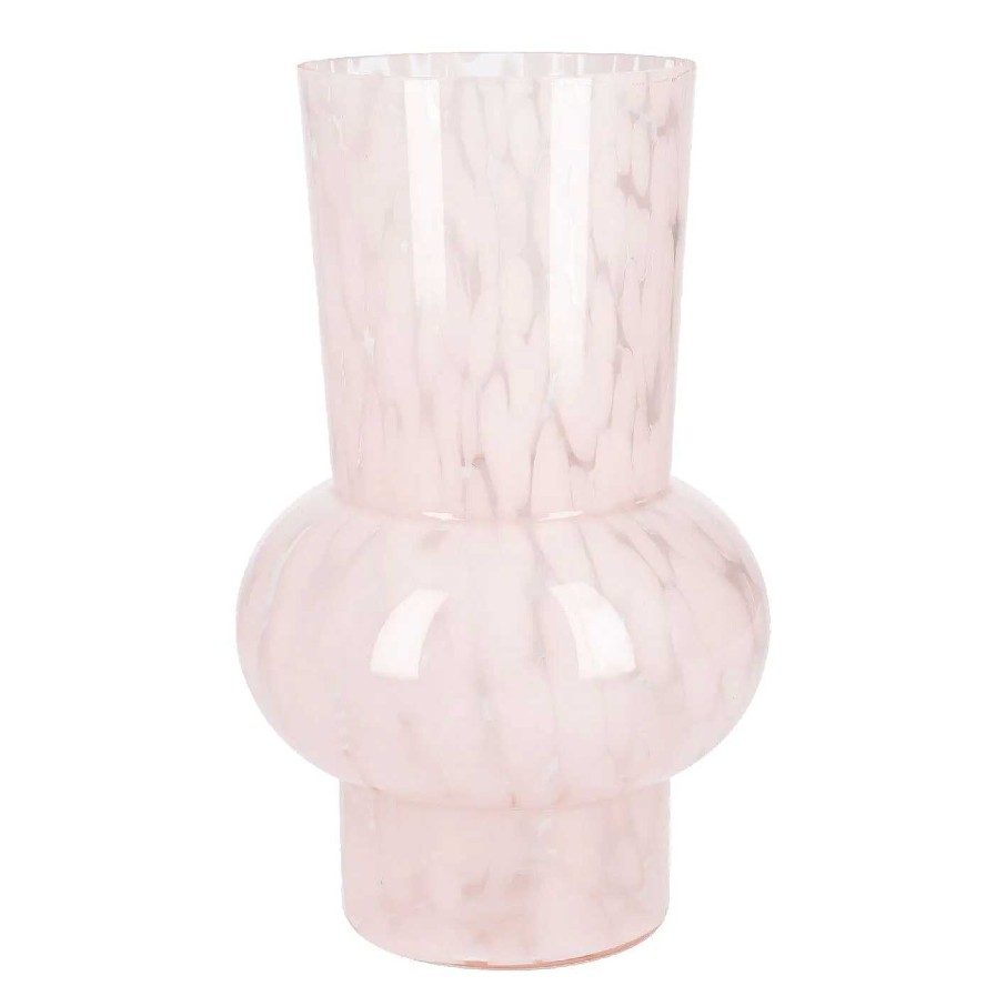 Vasen | Nanu-Nana Vase Opal Mit Tupfen, Rosa, 26 Cm