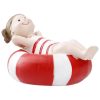 Figuren | Nanu-Nana Deko-Figur Mit Schwimmreifen, Madchen/Rot, 15 Cm