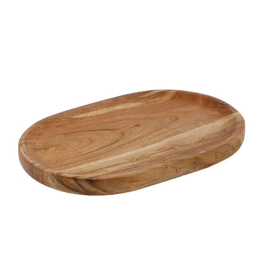 Schalen & Tabletts | Nanu-Nana Dekoschale Oval, Natur, 19 X 12 Cm