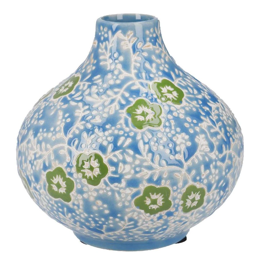 Fruhlingsvasen | Nanu-Nana Vase Blumchen, Blau, 9 Cm