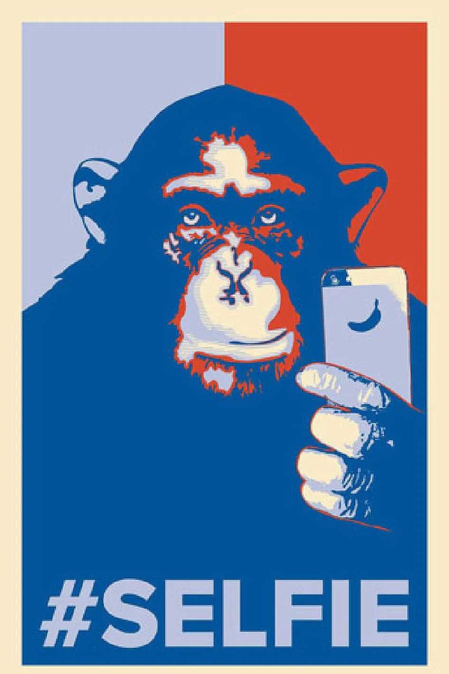 Wanddeko | Nanu-Nana Poster Selfie Monkey, Nr. 199