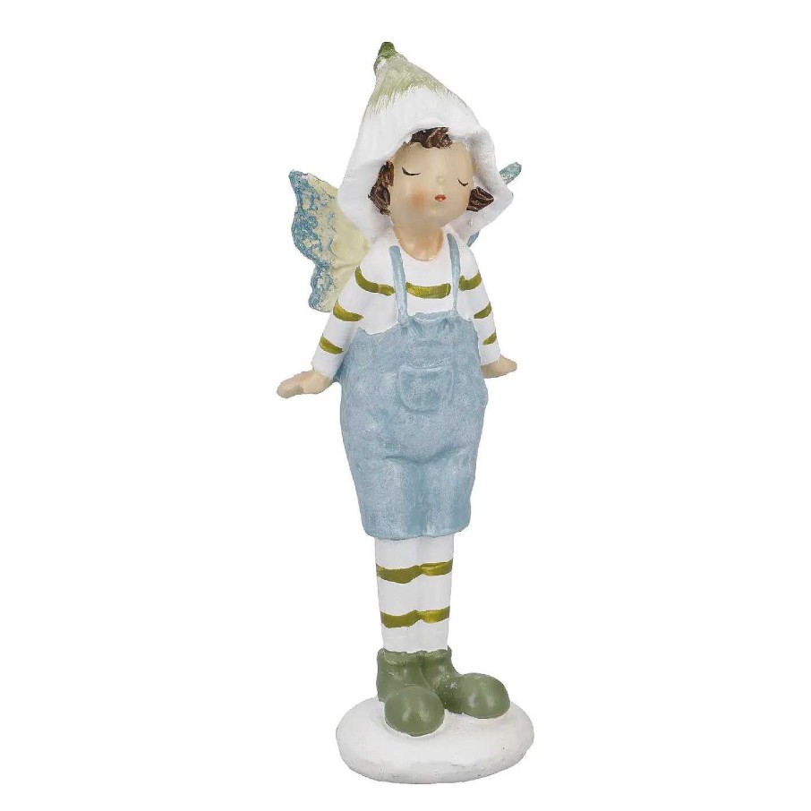 Figuren | Nanu-Nana Elfe Mit Blutenhut, Mint, 16 Cm