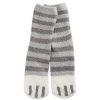 Geschenke Fur Frauen | Nanu-Nana Kuschelsocken Anti-Rutsch, Streifen/Grau/Offwhite