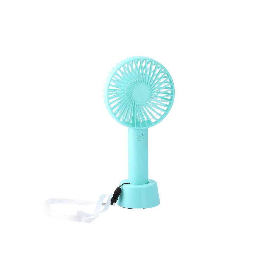 Ab Zum Strand | Nanu-Nana Ventilator Mit Standfus, Turkis, 22 Cm