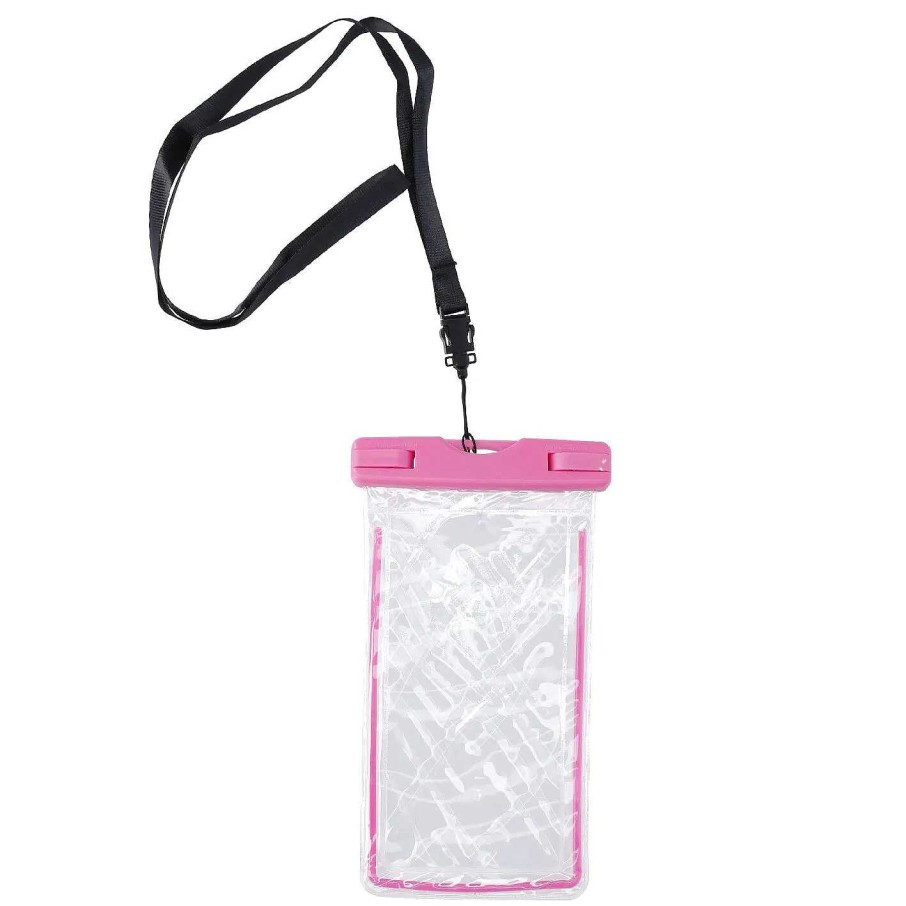 Unterwegs | Nanu-Nana Handytasche, Pink/Transparent