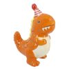 Figuren | Nanu-Nana Spardose Partydino, Orange, 22 Cm