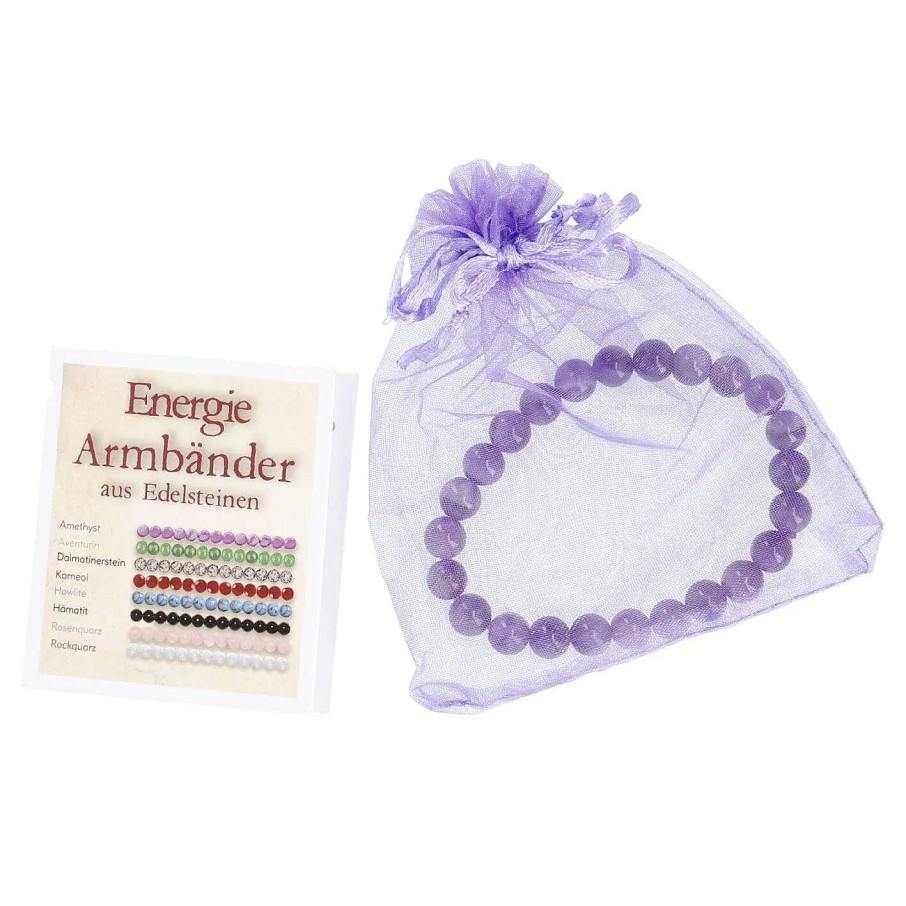 Geschenke Fur Frauen | Nanu-Nana Armband Edelstein-Energie, Amethyst/Lila