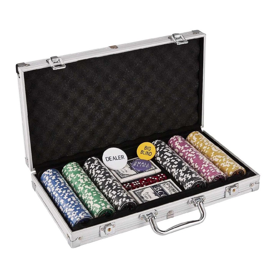 Geschenke Fur Manner | Nanu-Nana Pokerkoffer-Set, 300 Chips