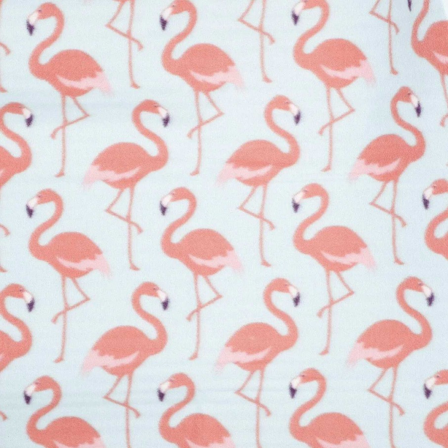 Ab Zum Strand | Nanu-Nana Picknickdecke Fleece, Flamingo, 135 X 170 Cm