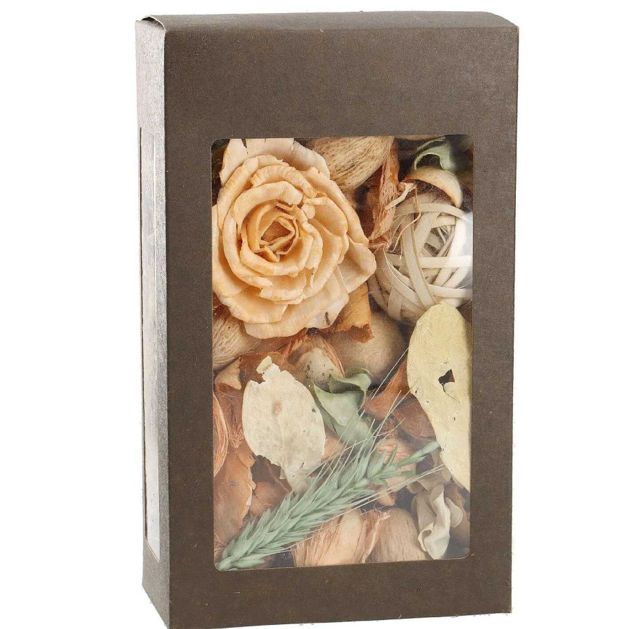 Fruhlingsdeko | Nanu-Nana Potpourri Rose/Blatter, Orange, 12 X 20 Cm