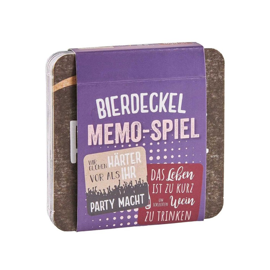 Spiele | Nanu-Nana Memoryspiel Bierdeckel, Lila