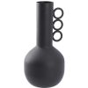 Vasen | Nanu-Nana Vase Mit Ringen, Schwarz, 22 Cm