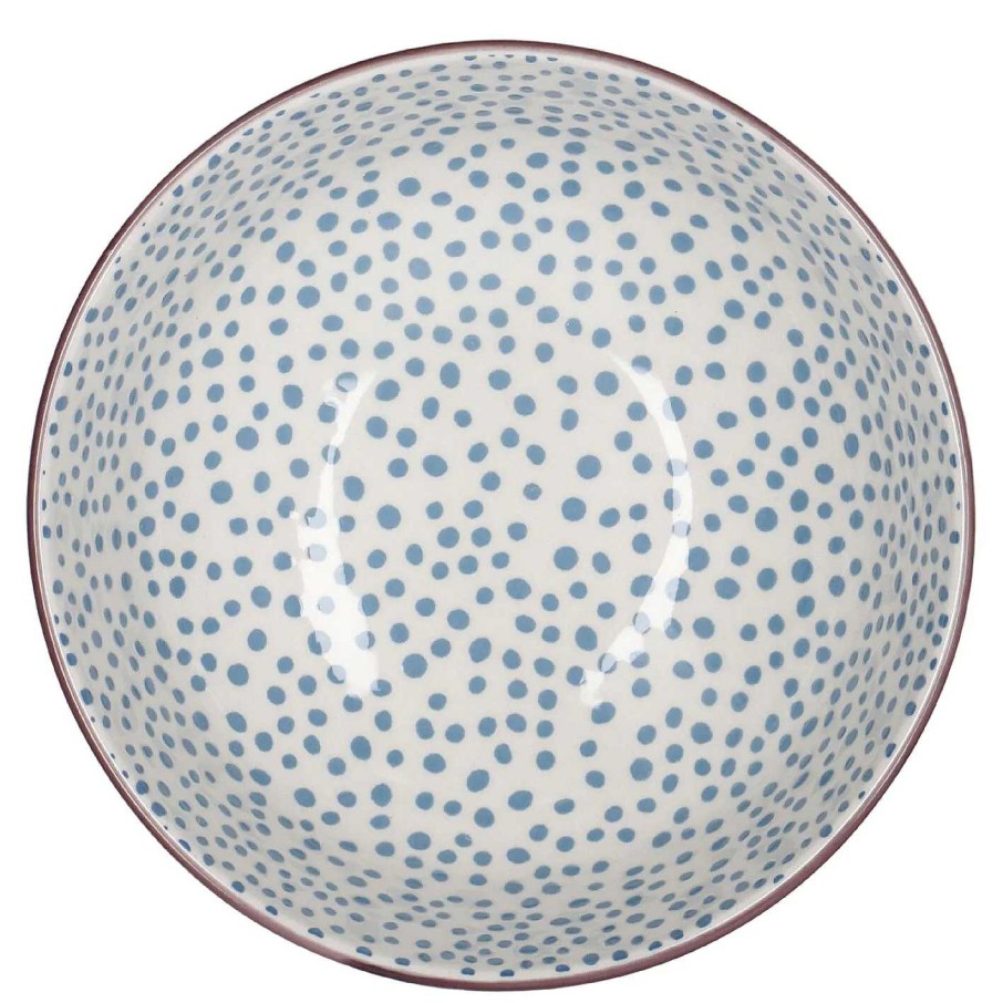 Geschirr | Nanu-Nana Schale China, 680 Ml, Blau, Dots, 15 Cm