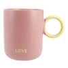 Becher & Glaser | Nanu-Nana Becher Kreishenkel, Love/Rosa, 440 Ml