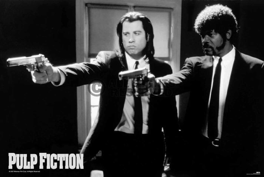 Wanddeko | Nanu-Nana Poster Pulp Fiction - B/W, Nr. 112