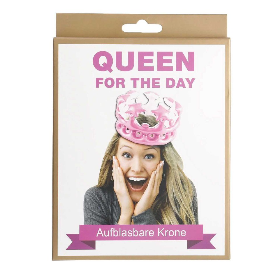 Geschenke Fur Frauen | Nanu-Nana Krone Queen, Aufblasbar, Pink