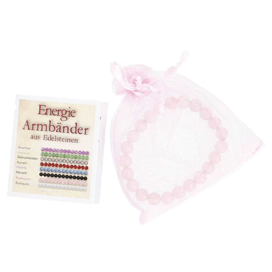 Geschenke Fur Frauen | Nanu-Nana Armband Edelstein-Energie, Rosenquarz/Rosa