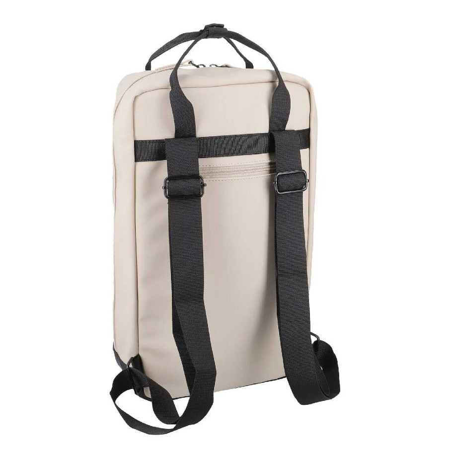 Unterwegs | Nanu-Nana Rucksack Lina, Duo, Beige/Schwarz, 41 Cm