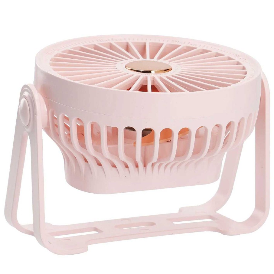 Ab Zum Strand | Nanu-Nana Tisch-Ventilator, Pink, 12 Cm