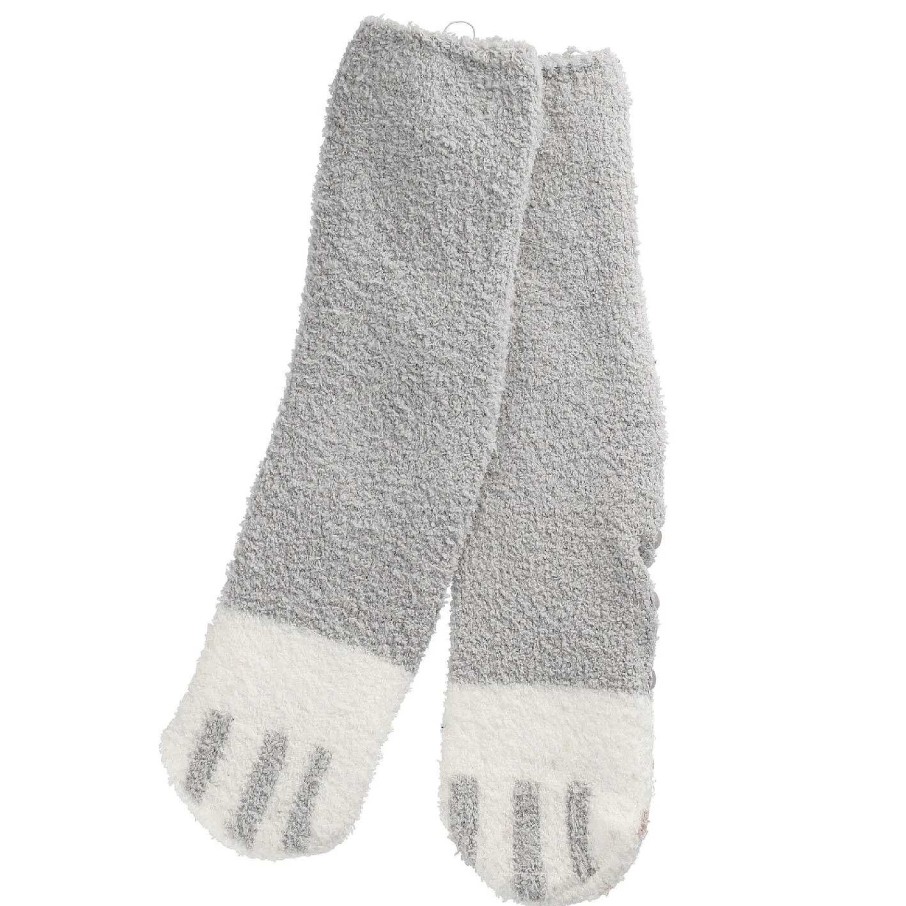 Geschenke Fur Frauen | Nanu-Nana Kuschelsocken Anti-Rutsch, Uni/Grau/Offwhite