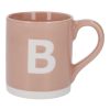 Becher & Glaser | Nanu-Nana Becher Buchstabe/Uni, B/Rosa, 440 Ml