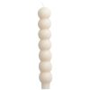 Kerzen | Nanu-Nana Stabkerze Bubbles, Beige, 3 X 18.5 Cm