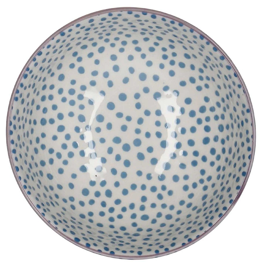 Geschirr | Nanu-Nana Schale China, 350 Ml, Blau, Dots, 12 Cm