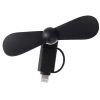 Ab Zum Strand | Nanu-Nana Ventilator Handy, Usb, Schwarz