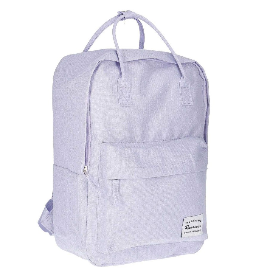 Unterwegs | Nanu-Nana Rucksack Uni, Flieder, 26 X 13 X 36 Cm