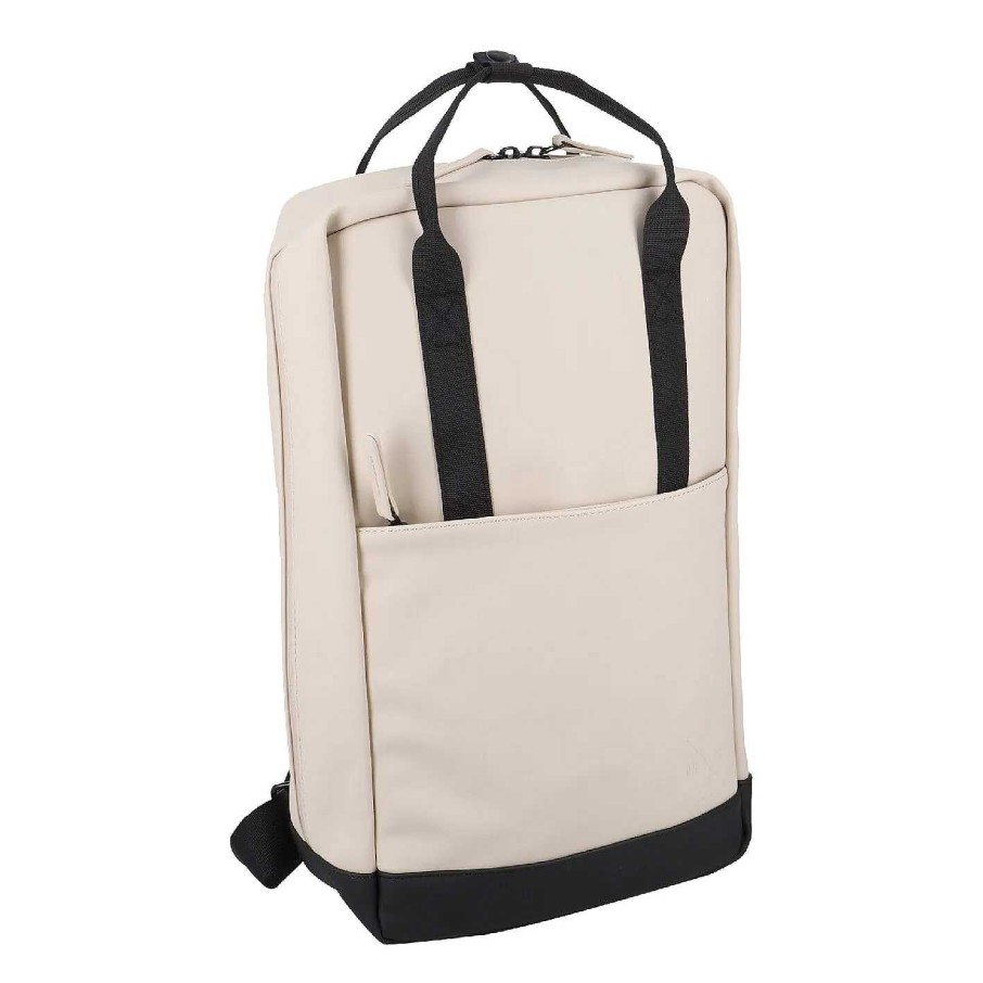 Unterwegs | Nanu-Nana Rucksack Lina, Duo, Beige/Schwarz, 41 Cm