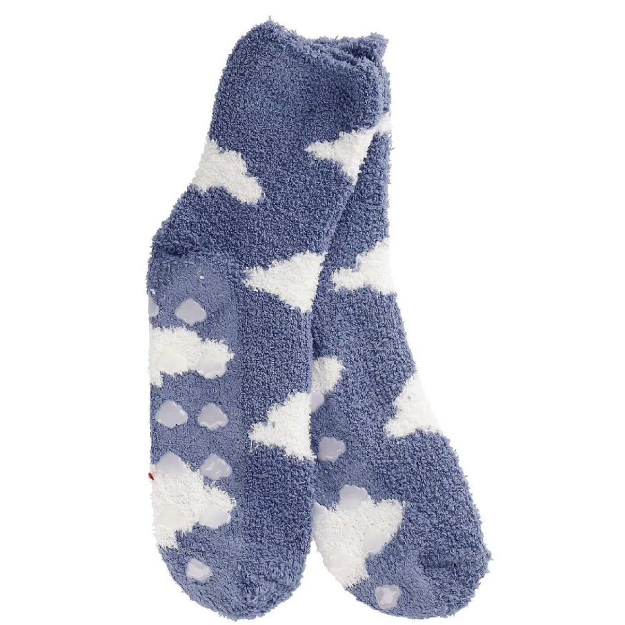 Geschenke Fur Frauen | Nanu-Nana Kuschelsocken Anti-Rutsch, Wolke/Blau