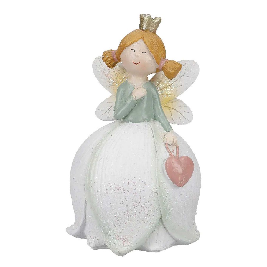 Figuren | Nanu-Nana Elfe Daisy Mit Krone, Herz/Rechts, 12 Cm