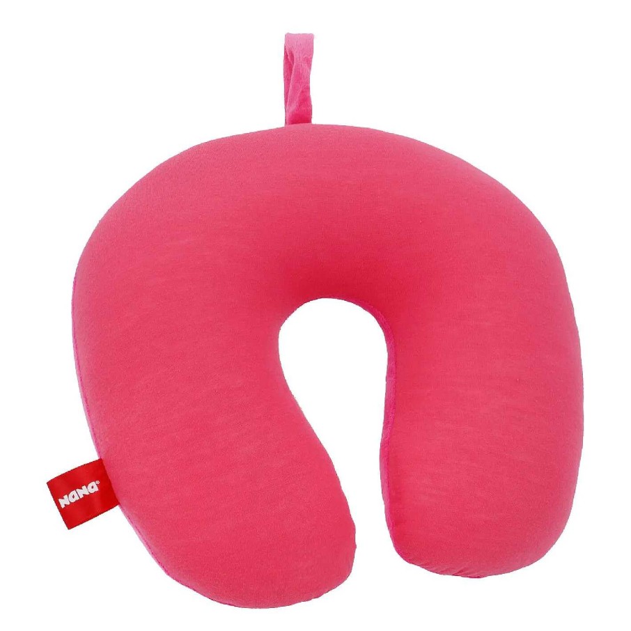 Unterwegs | Nanu-Nana Nackenkissen Uni, Pink, 28 Cm