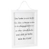 Wanddeko | Nanu-Nana Schild Familienspruch, Wie Du Bist, 40 X 30 Cm