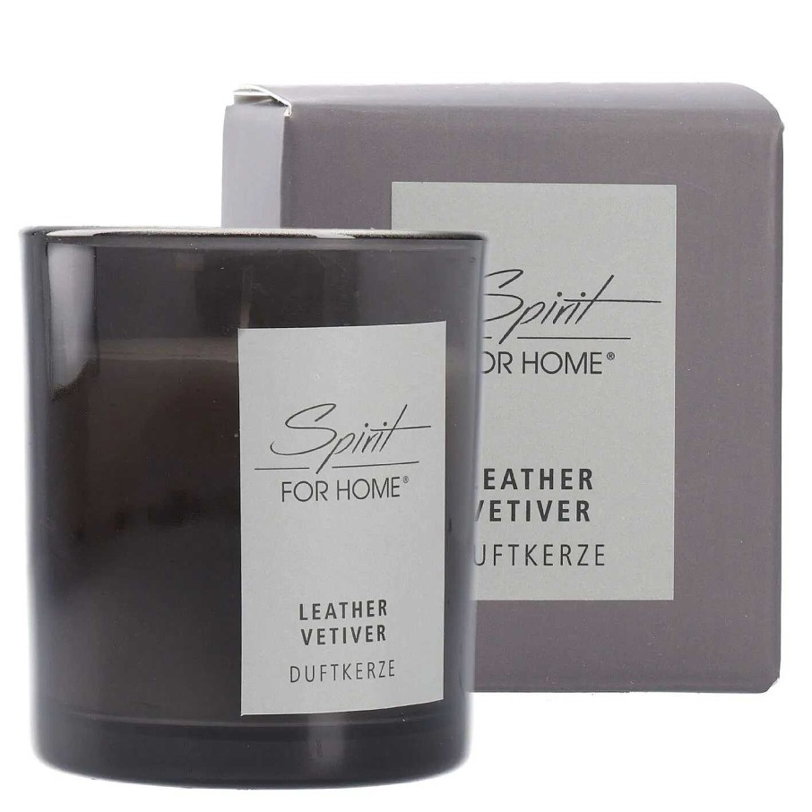 Kerzen | Nanu-Nana Duftkerze Home, Leather/Vetiver, 140 G